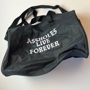 Assholes Live Forever Linda Finegold Duffel Bag